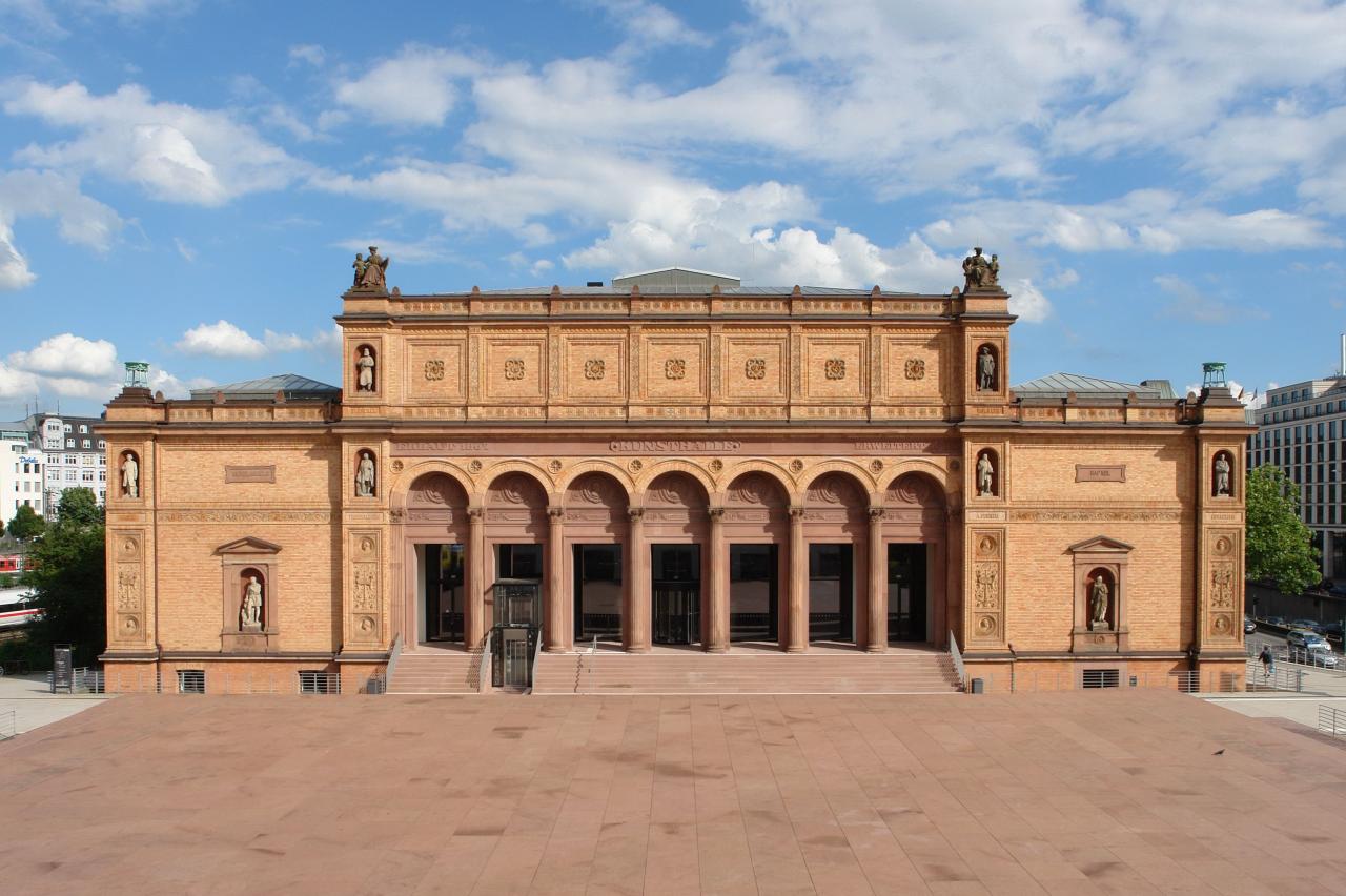 Außenansicht Hamburger Kunsthalle. © Hamburger Kunsthalle, Foto: Ralf Suerbaum