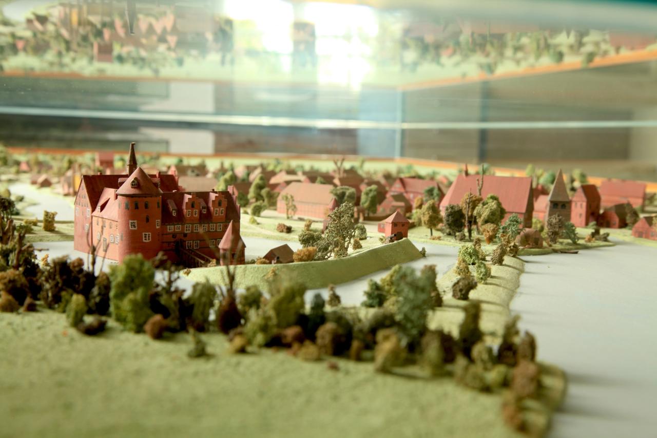 Detailansicht Schlossmodell
