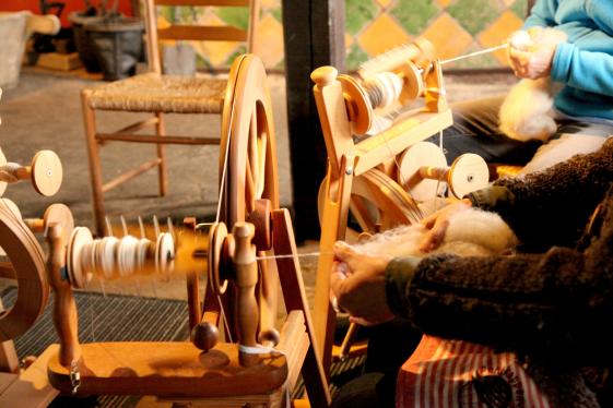 Spinnkurs im Rieck Haus Spinnkurs im Rieck Haus